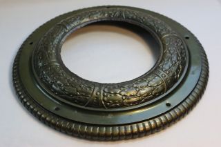 Großer Jugendstil Metall - Ring Ø 51 Cm Als Decken / Wand - Ornament,  Rosette,  Lampe Bild