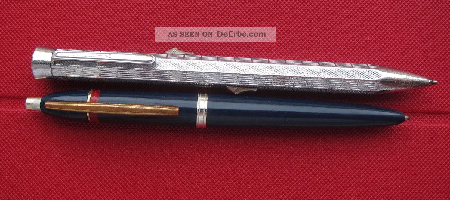 Ceria 2 - Farb Kugelschreiber Und Rotring Tikk Kuli, Antike Bürotechnik Bild