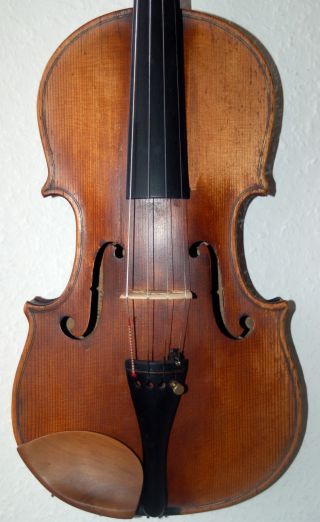 4/4 Violine,  Geige,  über 100 Jahre Alt Spielfertig Bild