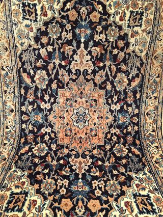Handgeknüpft Orientteppich Schurwolle Na.  127x80 Cm Carpet Tappeto Tapis Top Bild