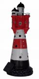 Leuchtturm 50 Cm Roter Sand Solar Für Den Garten Mit Licht,  Dekoration Maritime Dekoration Bild 1