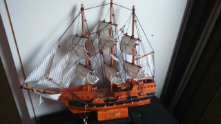 Holz Segelschiff Deko Sanfracisco 1687 Bild