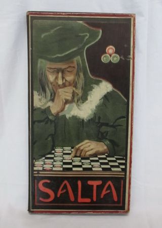 1901 (nach Widmung) Salta Spiel Komplett In Den Figuren / O - Box Sehr Gut Bild