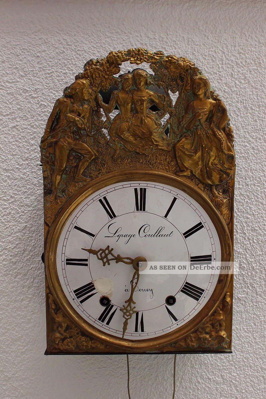 Grosse Pendel Uhr - Sehr Dekorativ - GesamthÖhe 40,  102 - 140 Cm Antike Bild