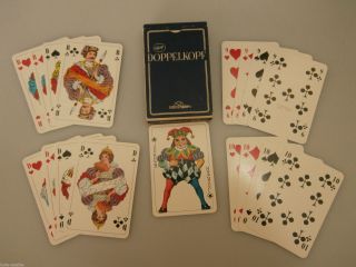 Kartenspiel: Öberg & Son (schweden) Doppelkopf Nr.  361d; 2 X 24 Blatt,  Joker Bild