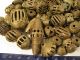 Über 150 Messingperlen Konvolut Gelbguß Ghana Brass Beads Ashanti Akan Afrozip Entstehungszeit nach 1945 Bild 3