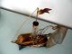 Fischkutter Schiffsmodell Florida Ana A.  D.  Usa Handarbeit 50er Skulptur Metall Nautika & Maritimes Bild 9