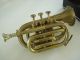 Alte Messing Horn Boosey&co Classa London Nr.  84059 Mit Koffer,  Mundstück Blasinstrumente Bild 4