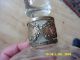 Antik Glasflasche Christoph Widmann Silber 925 Ring Flasche Glas Likör Whisky Glas & Kristall Bild 9