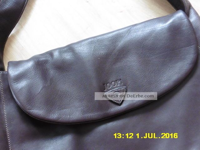 Joop Handtasche Leder Braun Weich Tasche Umhängetasche Damen Topzustand Accessoires Bild