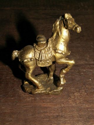 Glücksbringer Geld Symbol Auf Pferd Bronze Erfolg Job Reichtum Geld Horse Bild