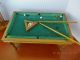 Puppenstuben - Puppenhaus - Billardtisch,  Zubehör Original, gefertigt vor 1970 Bild 1