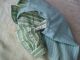 Alte Puppenkleidung Blue Green Jumper Outfit Vintage Doll Clothes 35 Cm Boy Girl Original, gefertigt vor 1970 Bild 4