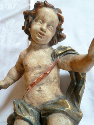 Antiker Engel Skulptur Putte Figur Erzengel Bild