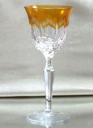 Art Deco Josephinenhütte Römer Überfangglas Kristall Dekorglas Antikglas Gelb 35 Bild