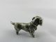 Süße Minitur 835 Silber Figur Dackel Silver Dachshund Setzkastenfigur Objekte nach 1945 Bild 2