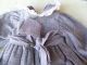 Alte Puppenkleidung Grey Mauve Dress Outfit Vintage Doll Clothes 55 Cm Girl Original, gefertigt vor 1970 Bild 5