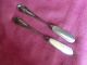 Wellner 398 Mozart Versilbert 90 - 2 Teile = Buttermesser,  Käsemesser Objekte ab 1945 Bild 1