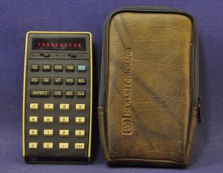 Hp - 21 - Taschenrechner Hewlett - Packard / Calculator 80er Vintage Collectors Bild