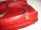 Vintage: Schulranzen/ Aktentasche ♥ 70iger ♥ Knallrot Accessoires Bild 3