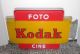 1960 Kodak Foto & Cine Neon Leuchtreklame Art DÉco Holland PhotogeschÄft Rar Photographica Bild 5
