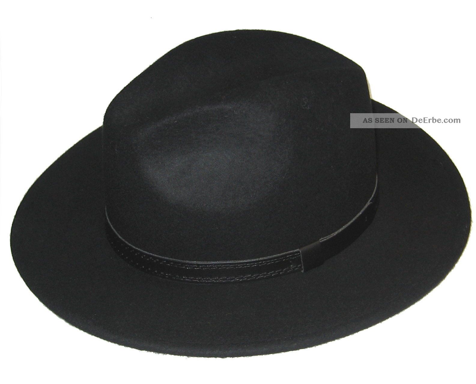 AIEOE Fedora Filzhut Herren - Eleganter Trilby Mit 5cm Krempe Vintage Look