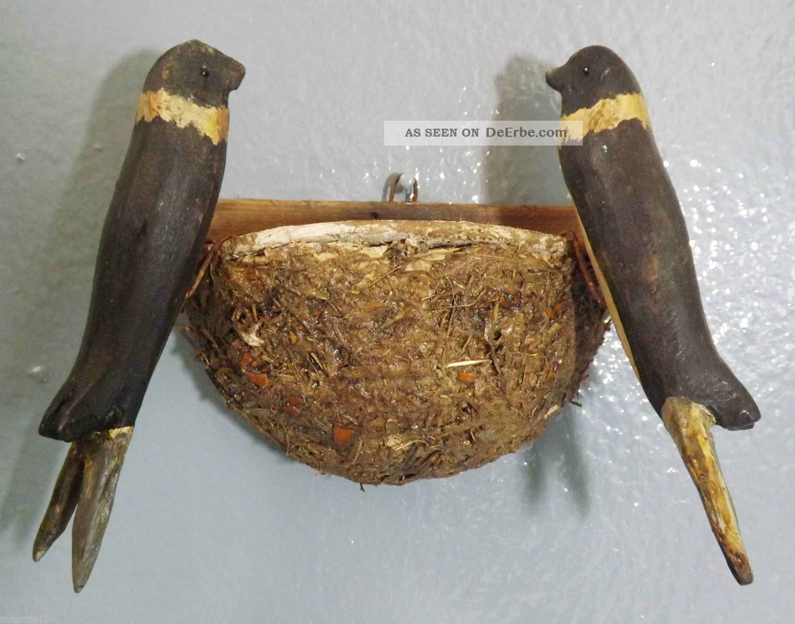 Holzvögel,  Antik - Von Ca.  1930 