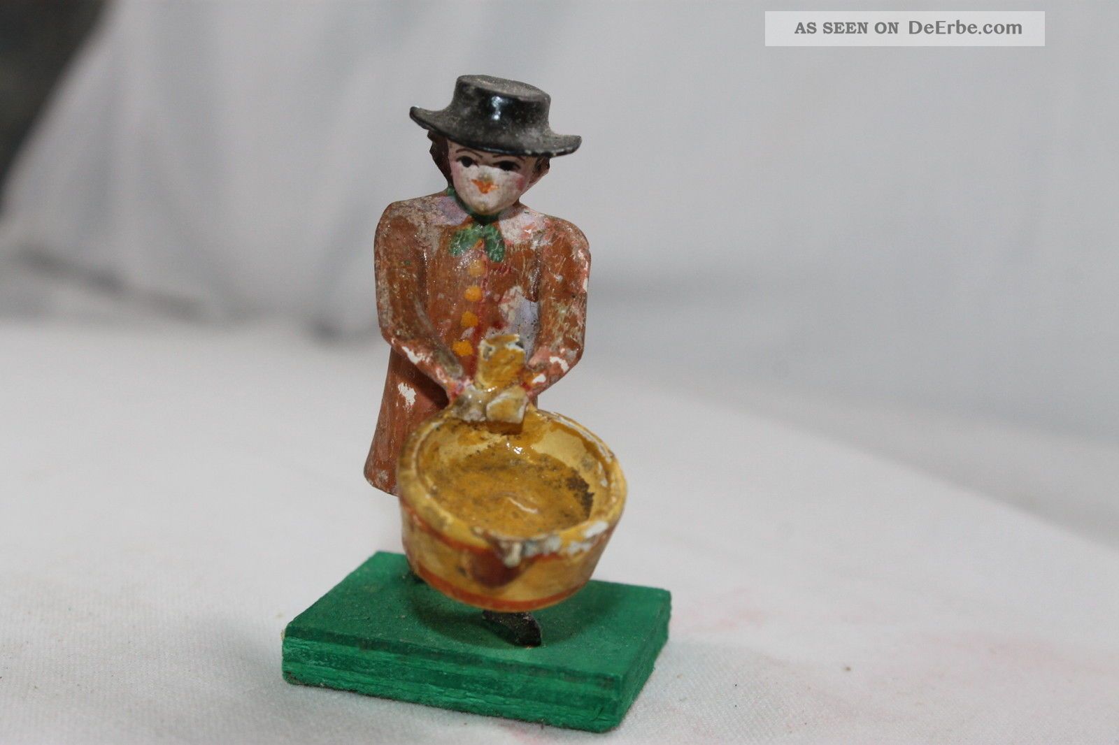 Antike Grulich Holzfigur Krippenfigur Holz Figur 5,  5 Cm Serie Um 1880 /1900 N31 Krippen & Krippenfiguren Bild