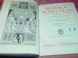 Missale Romanum Von Ca 1941 Messbuch Liturgie Bild