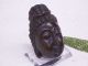 Buddha - Kopf: Handarbeit / Signiert: Holz: Geschnitzt: Netsuke: Asiatika Entstehungszeit nach 1945 Bild 1