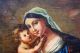 Ölgemälde,  Maria Mit Jesuskind Sakrales Thronende Maria Mit Christuskin Gemälde vor 1700 Bild 5
