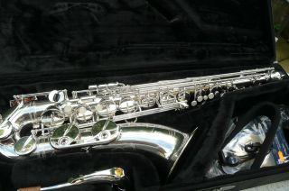 Tenor Saxophon Yamaha Yts - 62 Versilbert,  Absolut Neuwertig Bild