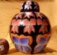 Prächtige,  Große Teedose Oder Ingwertopf Handbemalt Mit Herrlichem Blütenmotiv Nach Form & Funktion Bild 2