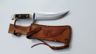 Puma Skinner Jagd Messer 6373 Unbenutzt Von 1974 Knife Couteau Germany Solingen Bild
