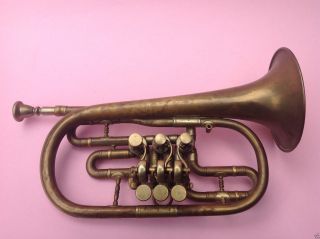 Blechblasinstument Kornett Cornett Flügelhorn Bügelhorn Signalhorn Trompete 1920 Bild