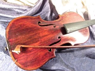 Geige,  Alt,  Schön,  1 Geigenbogen,  Geigenkasten,  Um 1900 Bild