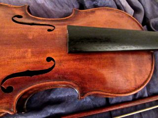 Alte,  Schöne Geige,  1 Geigenbogen,  Geigenkasten,  Um 1900 Bild