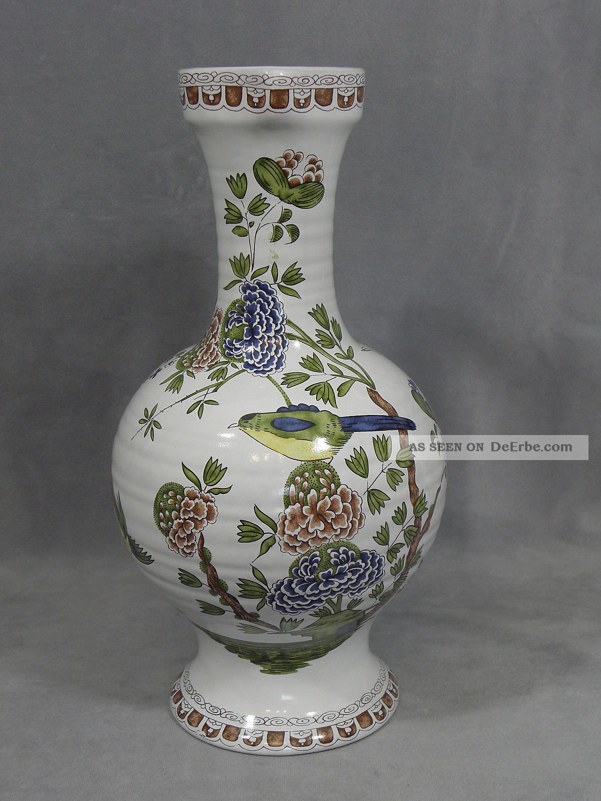 Fayence Krug - Vase - Karlsruher Majolika GrÜne Familie Ansbach 1737 - 2 Nach Marke & Herkunft Bild