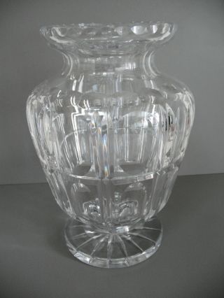 Grosse Schwere Kristall Glas Vase 3kg Bild