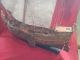 Antike Model Segler Piratenschiff Holz Schiffsmodell Ca.  H.  51 Cm.  X L.  43 Cm. Maritime Dekoration Bild 4