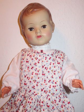 Alte Puppe Mädchen Gemarkt S 50 55 Cm Groß Bild