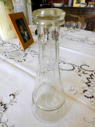Museales Sehr Altes Weck - Einweckglas In Flaschenform Mit Deckel,  8 Dl Bild