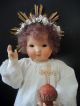 Born Kinnel,  Jesuskind,  Trösterlein,  Wachskopf,  Fatschenkind,  Bambino Gesu, Klosterarbeiten Bild 3