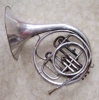 Altes Waldhorn Imperial Boosey & Hawkes London Horn Musik Instrument Bild