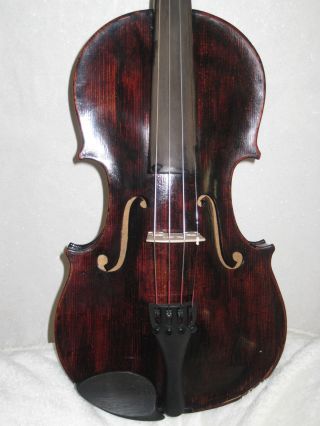 Sehr Alte Böhmische Spielbereite Geige Violine Weicher Klang Bild