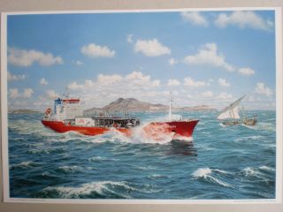 Maritim Kunst Gemälde Marinemaler Sachse,  Repro V.  1992 - Rarität Bild