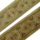 Weinlese Sari Border Antique Beige Gestickte Handwerk Indischen Trim Band Schnür Textilien & Weißwäsche Bild 3