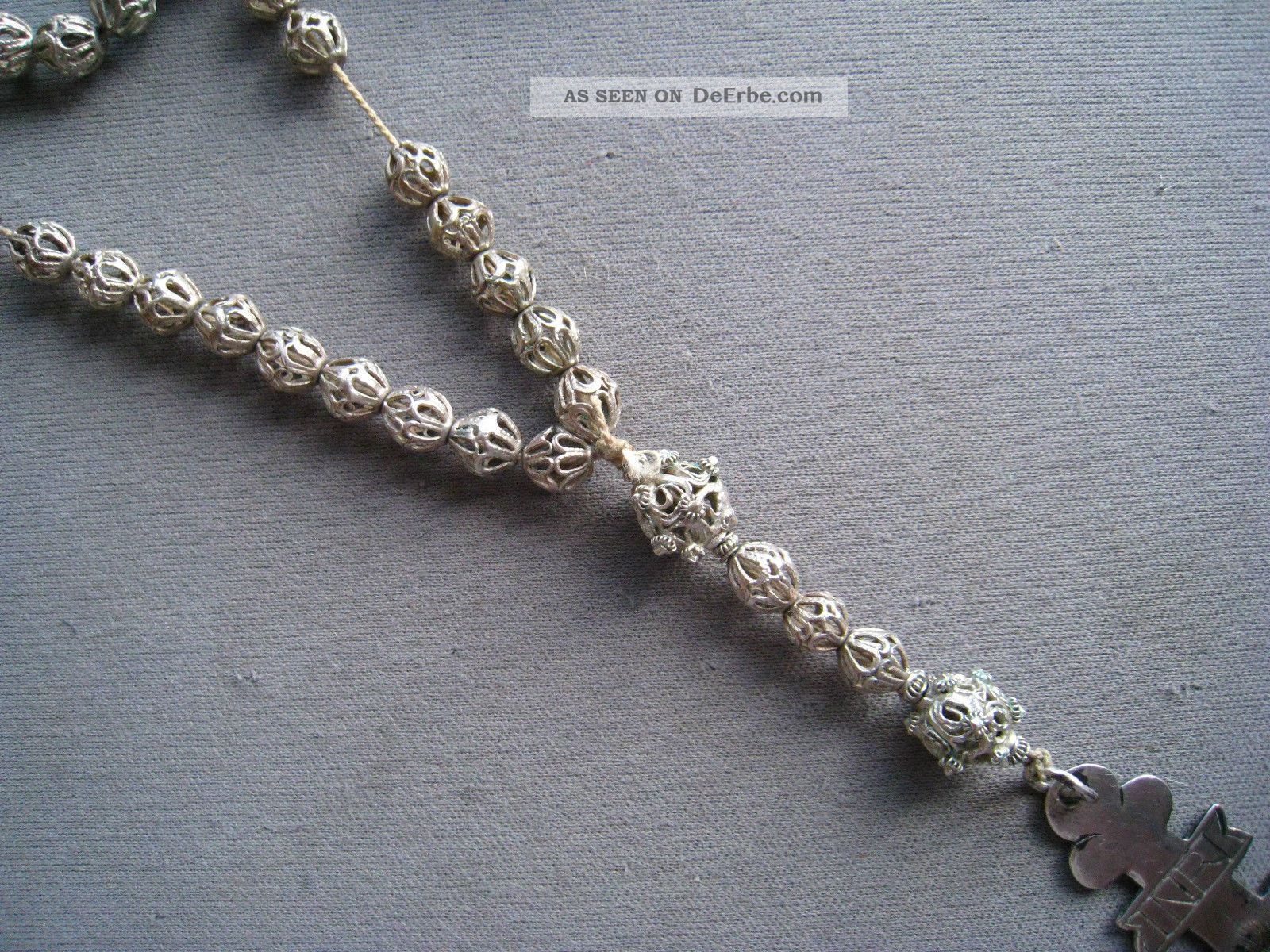 JRose Collections Rosenkranz Aus Schwarzem Glas – 8 Mm Perlen, Silbernes Kruzifix & Our Lady Mittelteil