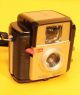 Kodak Brownie Starlet Camera Mit Ledertasche - Fabrique En France Photographica Bild 2