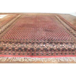 Schöner Handgeknüpfter Orient Palast Teppich Blumen Mir Carpet Old Rug 350x250cm Bild